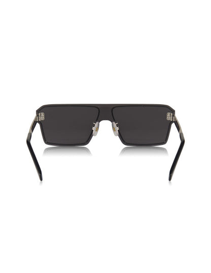 Fendi FE40028U 16C Square Shape Black Silver
