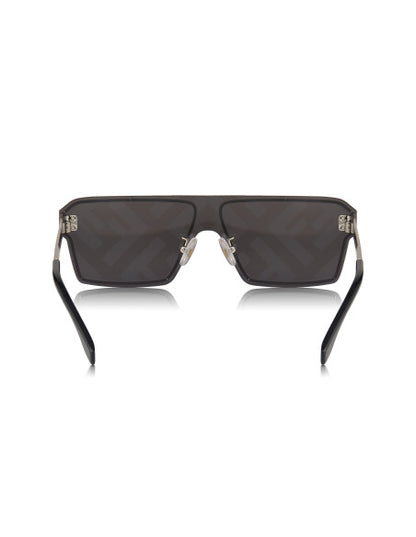 Fendi FE40028U 16G Square Shape Black Silver