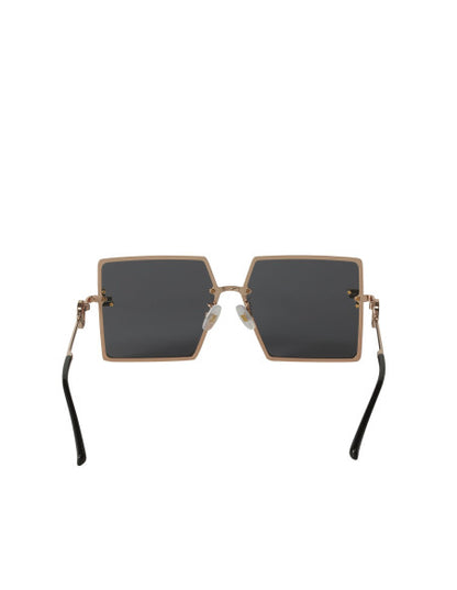 Fendi FE40078U Square Shape Negro Dorado