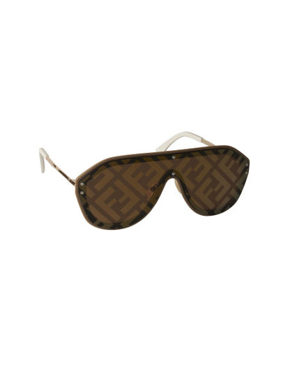 Fendi FF M0039/G/S 10A/7Y New Aviator Beige Gold