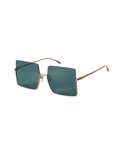 Fendi FF0401/S 000 Square Shape Gold Green