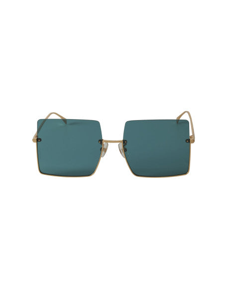 Fendi FF0401/S 000 Square Shape Gold Green