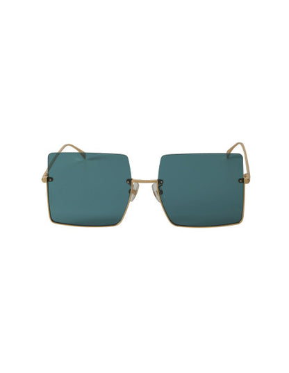 Fendi FF0401/S 000 Square Shape Gold Green