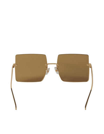 Fendi FF0401/S 001 Square Shape Gold Yellow