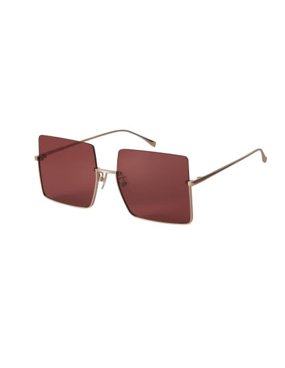 Fendi FF0401/S DDB Square Shape Rose Gold Red
