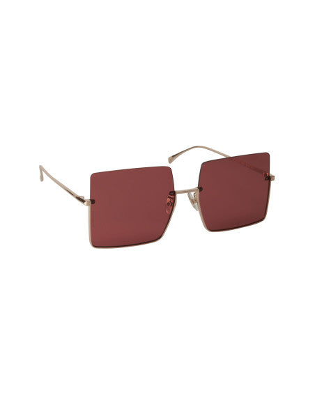 Fendi FF0401/S DDB Square Shape Rose Gold Red