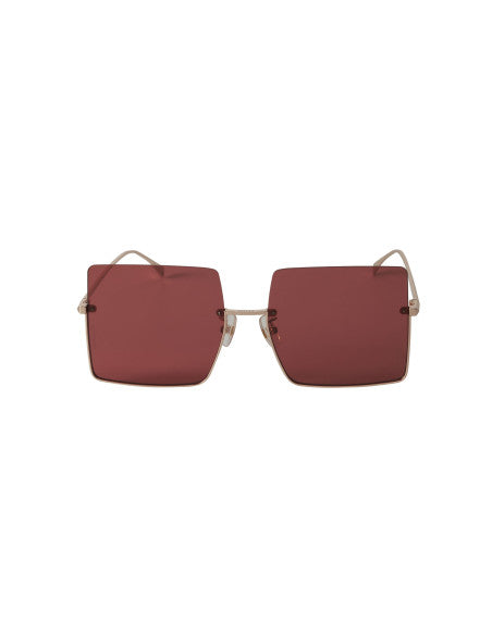 Fendi FF0401/S DDB Square Shape Rose Gold Red