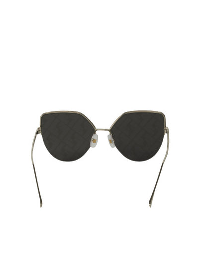 Fendi FF0423 DDB/A Eye Cat Shape Gris Espejo Plata