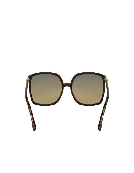 Fendi FF0431/G/S 086/GA Square Shape Cafe Degradado Carey