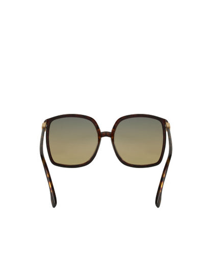 Fendi FF0431/G/S 086/GA Square Shape Cafe Degradado Carey