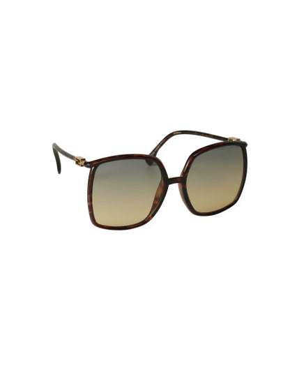 Fendi FF0431/G/S 086/GA Square Shape Cafe Degradado Carey