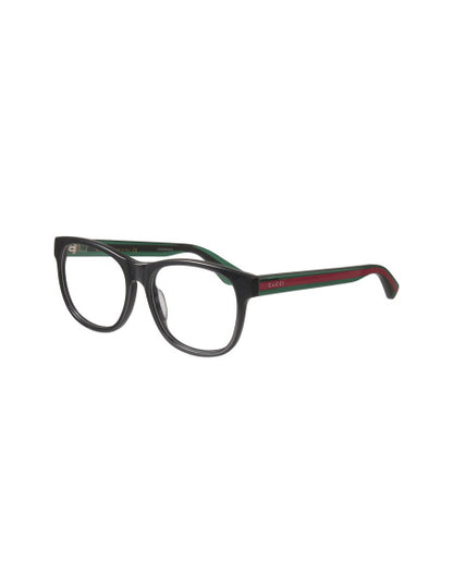 Gucci Gg0004O 002 Oftalmico Square Shape Negro Verde