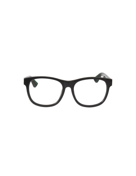Gucci Gg0004O 002 Oftalmico Square Shape Negro Verde