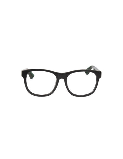 Gucci Gg0004O 002 Oftalmico Square Shape Negro Verde