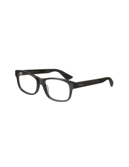 Gucci Gg0006O 001 Oftalmico Square Shape Negro Brillante