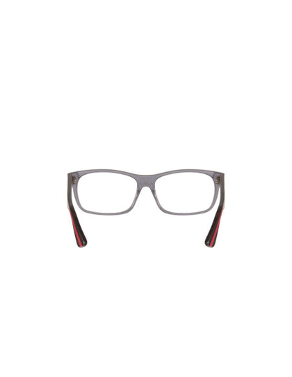 Gucci Gg0006O 008 Oftalmico Square Shape Gris transparente