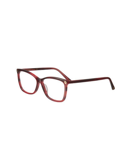 Gucci Gg0025o 004 Oftalmico Square Rojizo Dorado