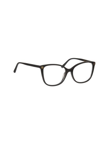 Gucci Gg0026O 001 Square Oftalmico Negro Dorado