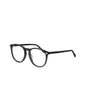 Gucci Gg0027O 001 Oftalmico Round Acetato Negro Dorado