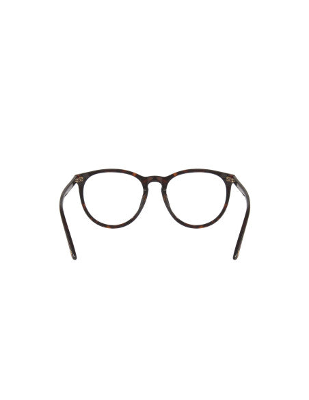 Gucci Gg0027O 002 Oftálmico Round Acetato Carey Dorado