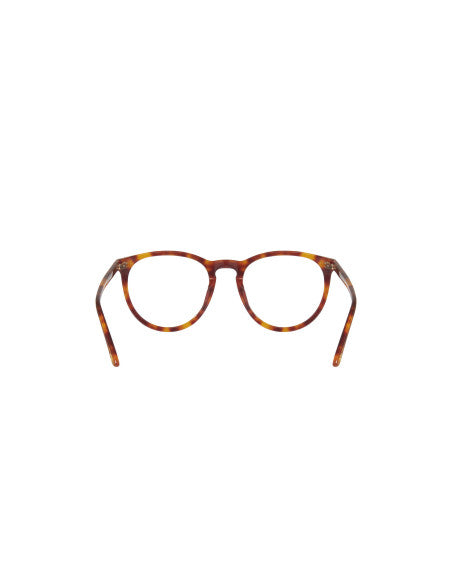 Gucci Gg0027O 003 Oftalmico Round Acetato Carey Claro