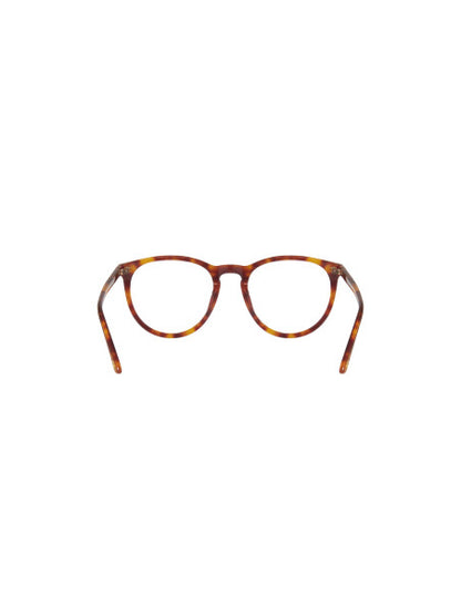 Gucci Gg0027O 003 Oftalmico Round Acetato Carey Claro