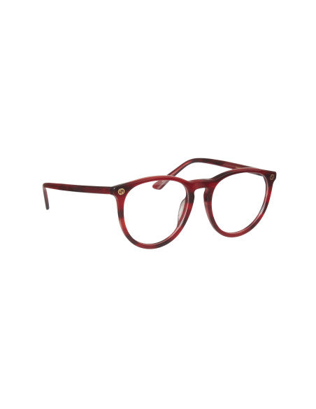 Gucci Gg0027O 004 Oftalmico Round Acetato Vino Claro