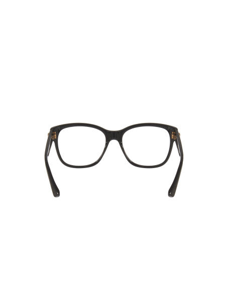 Gucci Gg0038o 001 Oftalmico Square Negro Dorado