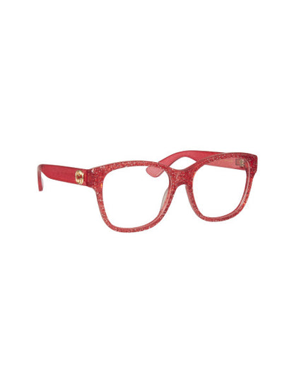 Gucci Gg0038o 004 Oftalmico Square Terracota Dorado