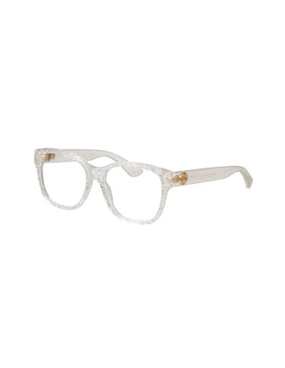 Gucci Gg0038o 006 Oftalmico Square Brillo Transparente