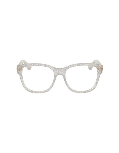 Gucci Gg0038o 006 Oftalmico Square Brillo Transparente