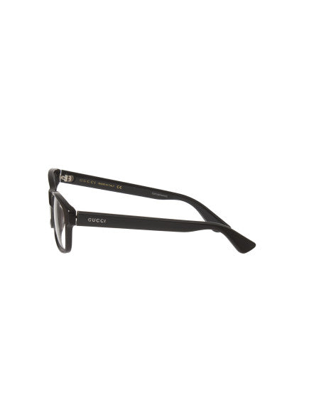 Gucci GG006O 001 Oftalmico Square Negro Plateado