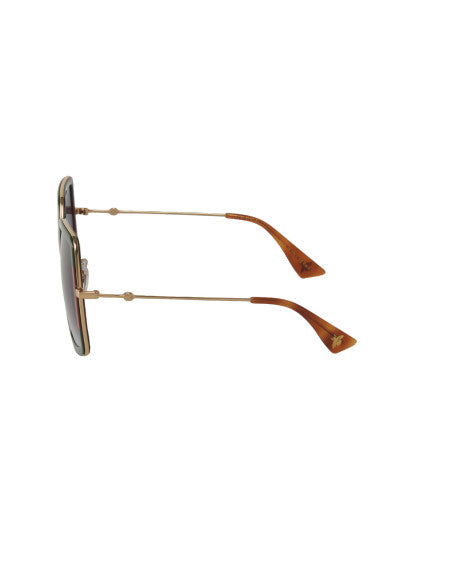 Gucci GG0106S 007 S Square Oversized Gris Degradado