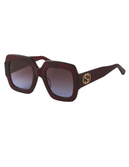 Gucci Gg0178s 005 Oversized Square Vino Degradado Original