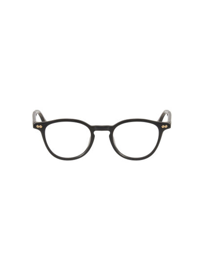 Gucci GG0187O 001 Round Shape Oftalmico Negro Plateado