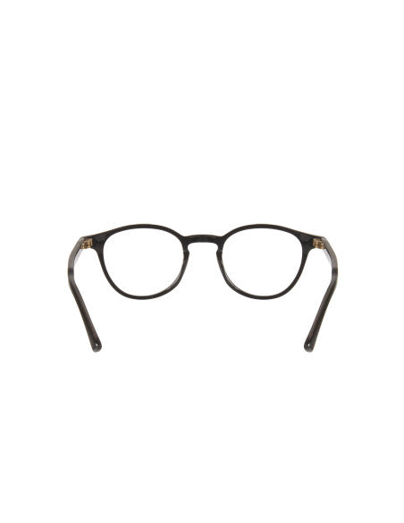 Gucci GG0187O 001 Round Shape Oftalmico Negro Plateado