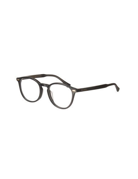 Gucci GG0187O 009 Round Shape Oftalmico Negro Dorado