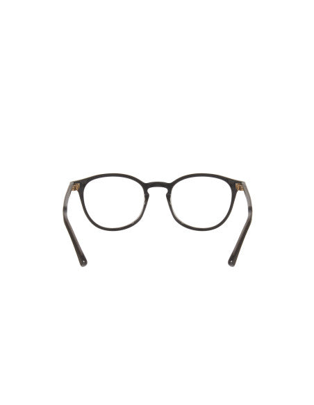 Gucci GG0187O 009 Round Shape Oftalmico Negro Dorado