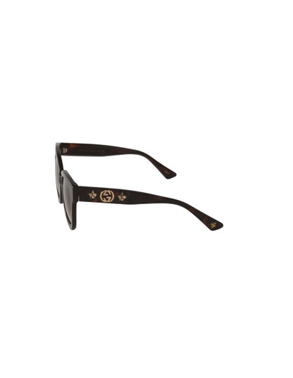 Gucci GG0208S 003 Square Oversized Carey Cafe Degradado