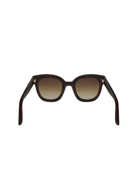 Gucci GG0208S 003 Square Oversized Carey Cafe Degradado