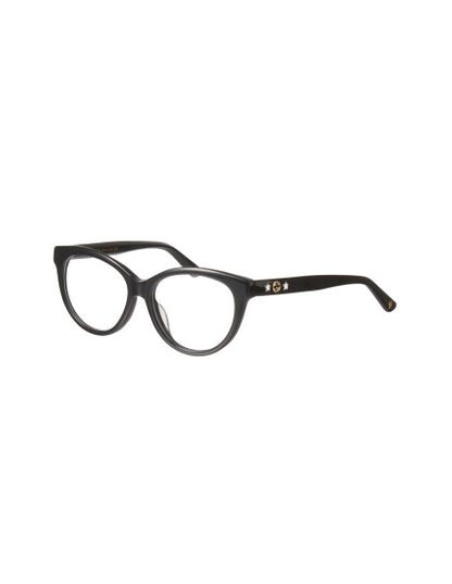 Gucci GG0211OA 001 Round Eye Cat Negro Dorado