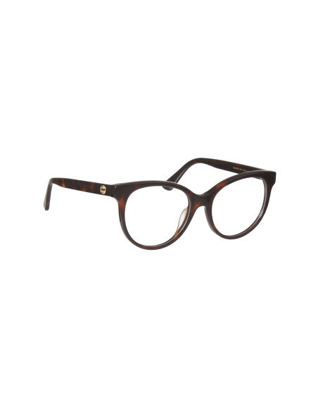 Gucci Gg0329O 002 Oftalmico Round Carey Cafe Acetato