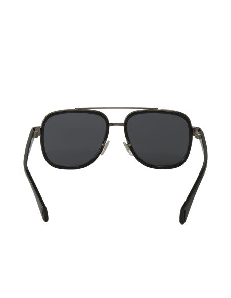 Gucci Gg0448s 001 Aviator Negro Gris Acetato