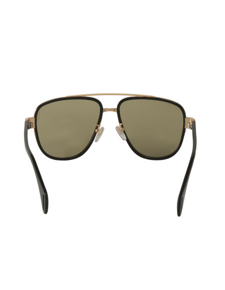 Gucci Gg0448s 002 Aviator Negro Cafe Ambar Acetato