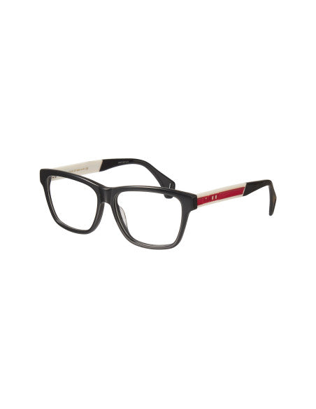 Gucci GG0466OA 001 Oftalmico Square Shape Negro Blanco