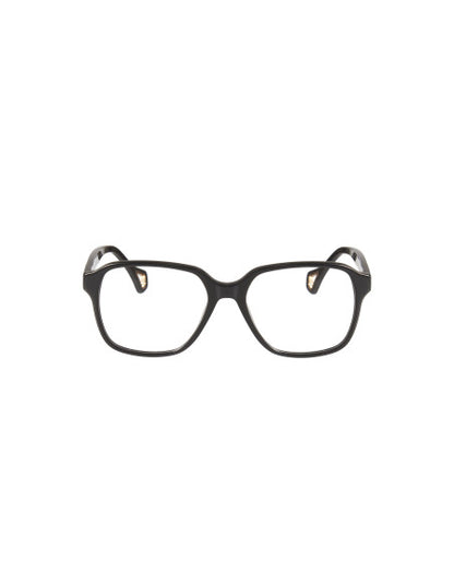 Gucci GG0469O 001 Square Shape Oftalmico Negro Dorado