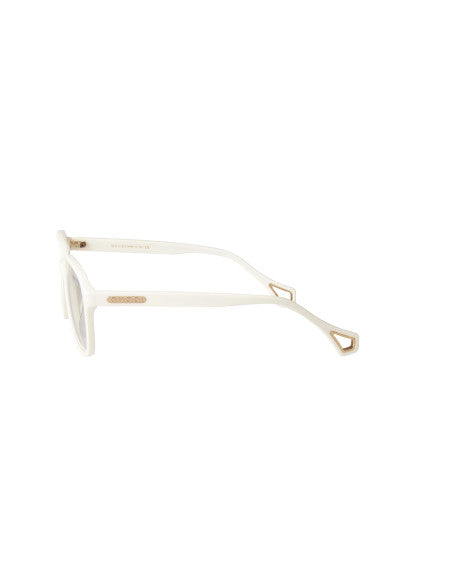 Gucci GG0469O 003 Square Shape Oftalmico Blanco Dorado