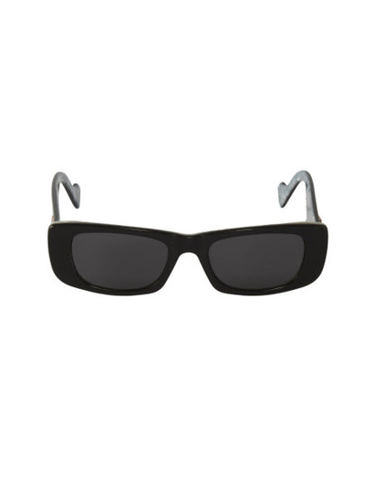 Gucci Gg0516S 001 Rectangle Shape Negro Gris Clasico Original