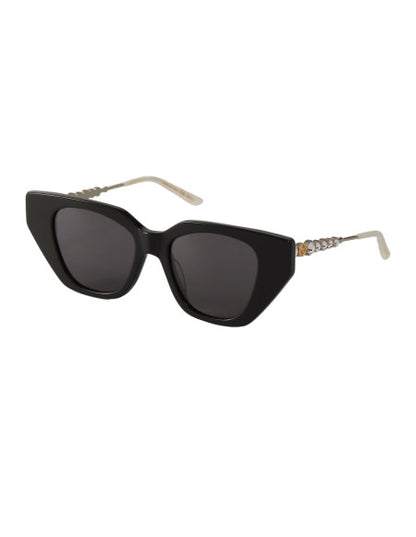 Gucci GG0641S 001 Eye Cat Jewelry Negro Dorado