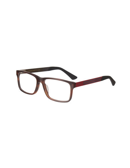 Gucci GG0692O 003 Square Shape Oftalmico Carey Rojo